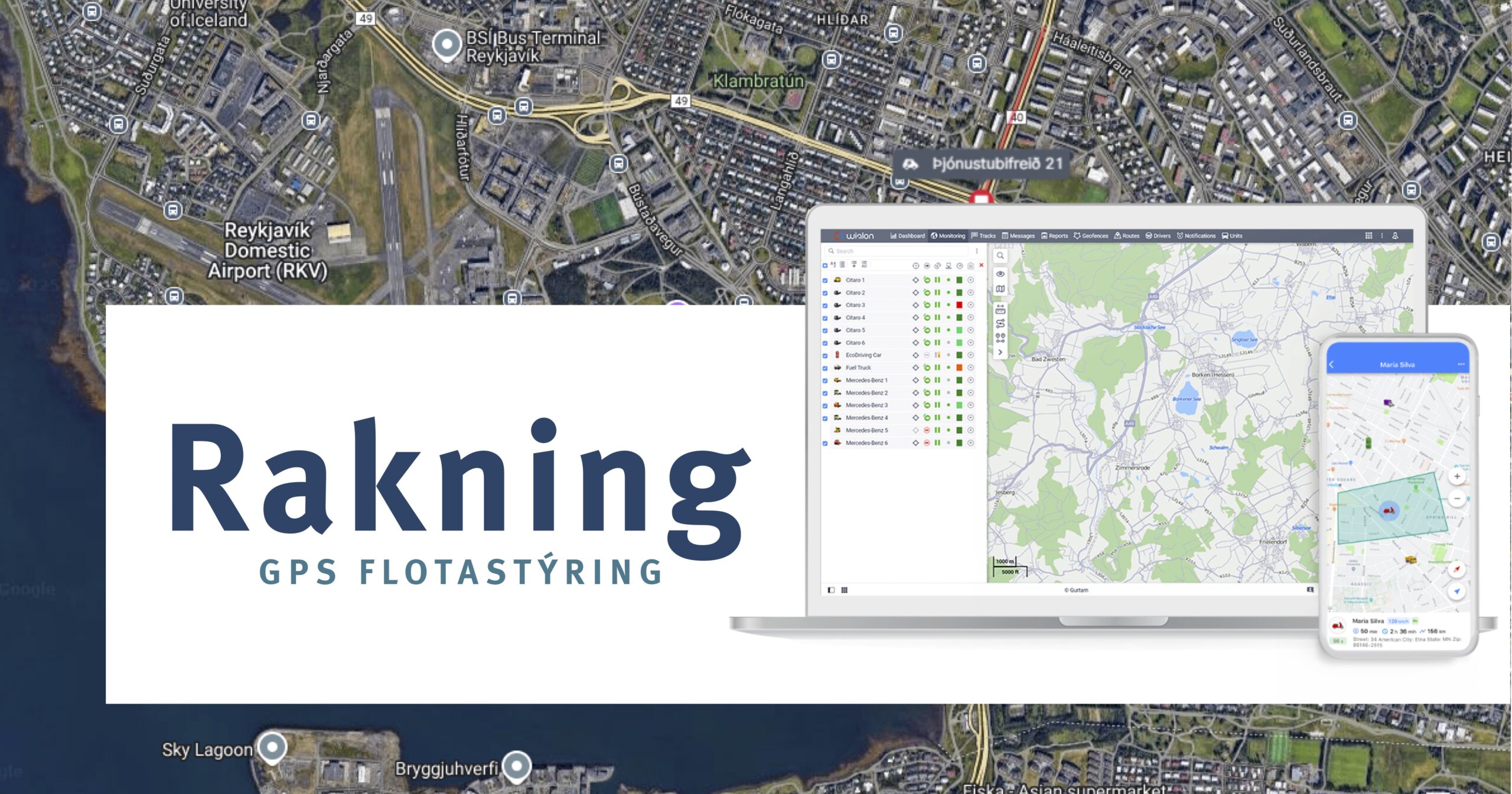 Rakning GPS flotastýring ferilvöktun